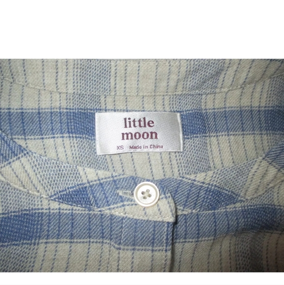 Aritzia/Little Moon plaid long sleeve top size xs - Picture 3 of 5